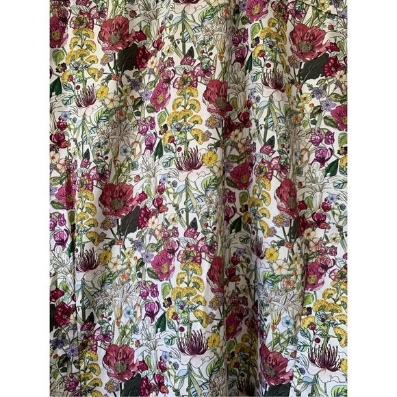 Eton Purple Floral Print Signature Twill Button Shirt‎ Size 16 Slim Fit - Picture 11 of 12